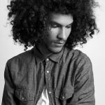 Afro-with-Middle-Part