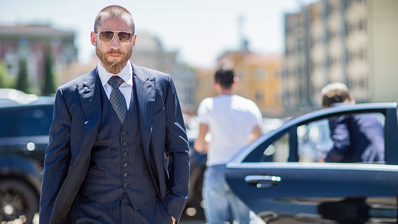 Buzzcut with beard