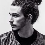 Curly-Hair-Man-Bun