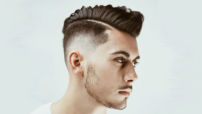 High Fade Comb Over