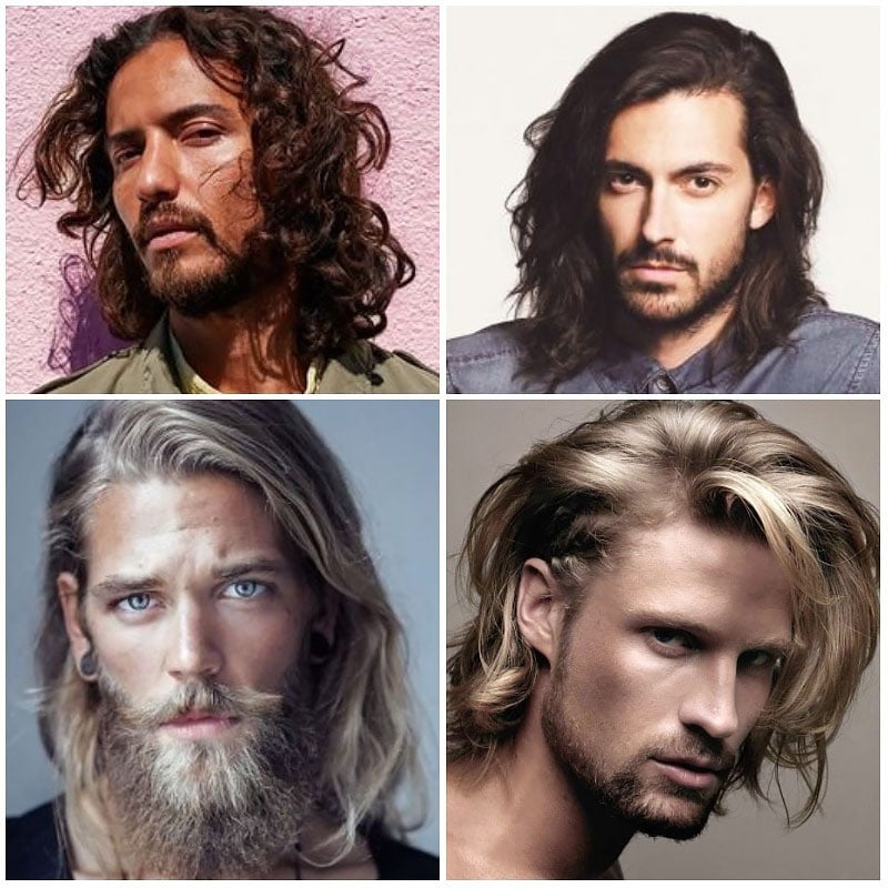 Long Hairstyle With Beard