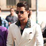 Slicked-back-pompadour